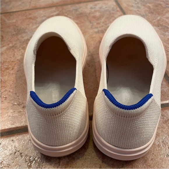 Women’s Rothy's Cream and pink sole Slip-On Sneakers - Picture 6 of 7